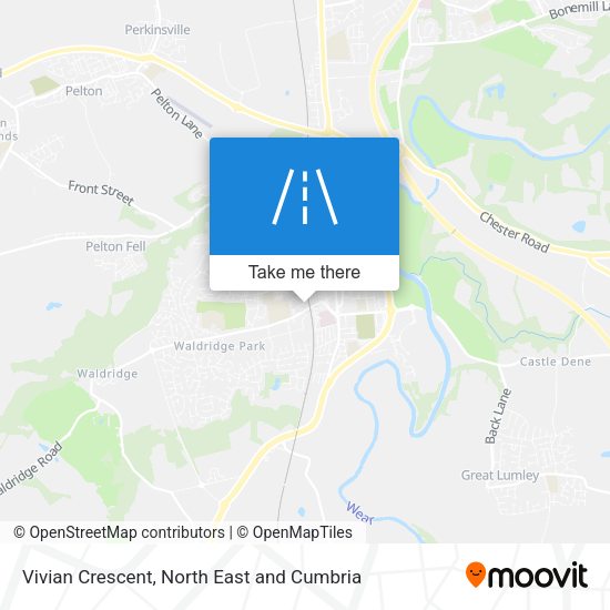 Vivian Crescent map