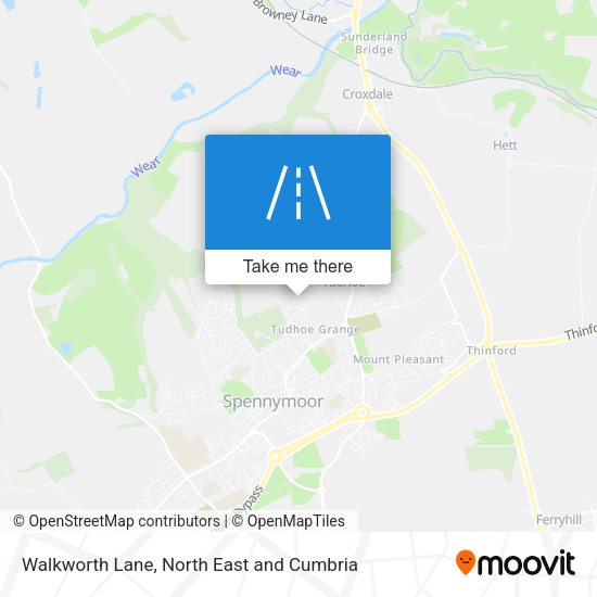 Walkworth Lane map