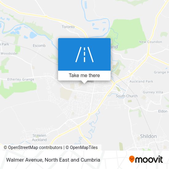 Walmer Avenue map