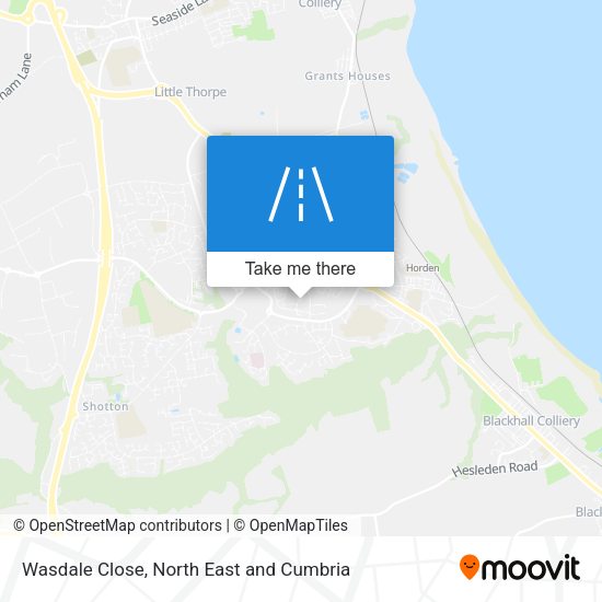 Wasdale Close map
