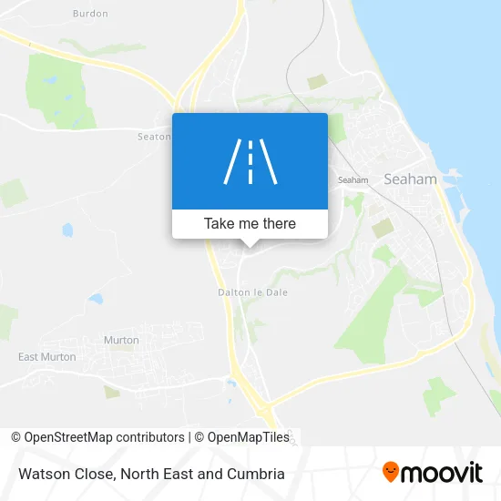 Watson Close map