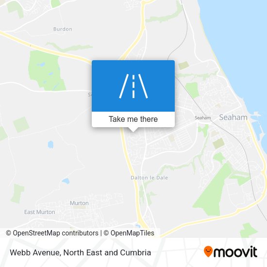 Webb Avenue map