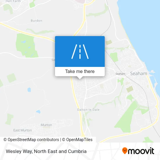 Wesley Way map