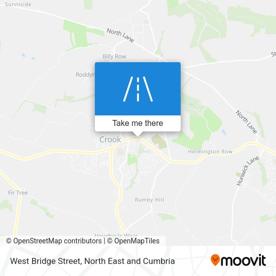 West Bridge Street map