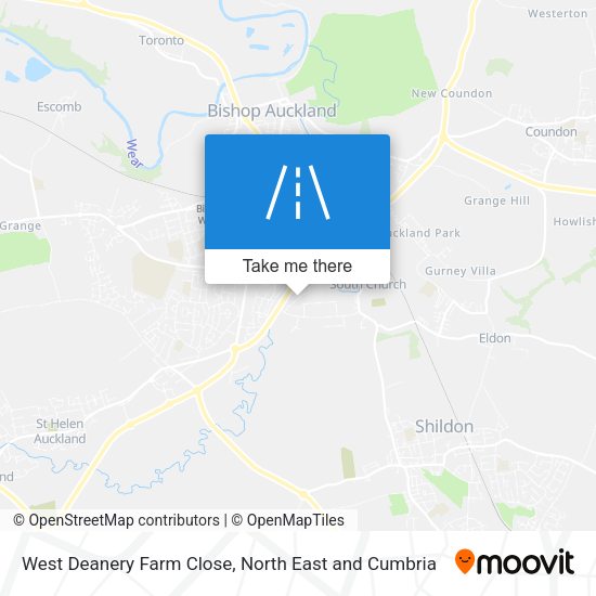 West Deanery Farm Close map