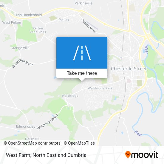 West Farm map