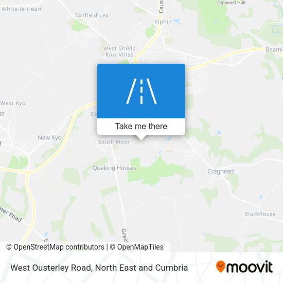 West Ousterley Road map