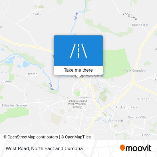 West Road map
