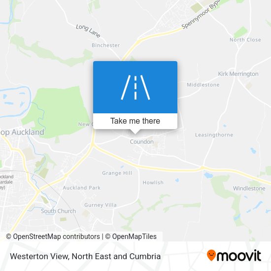 Westerton View map