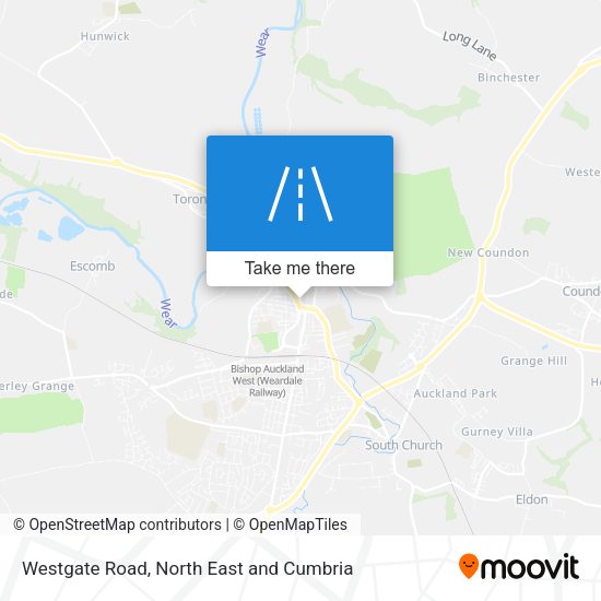 Westgate Road map