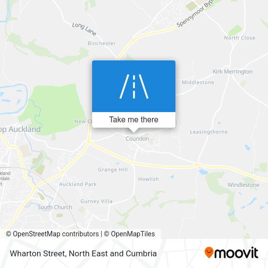Wharton Street map