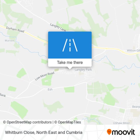 Whitburn Close map