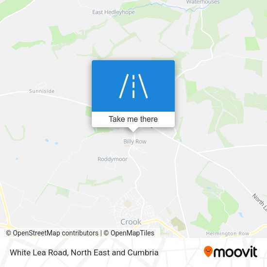 White Lea Road map