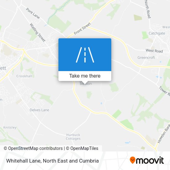 Whitehall Lane map