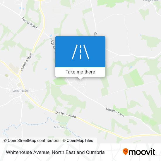 Whitehouse Avenue map