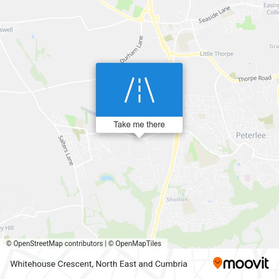 Whitehouse Crescent map