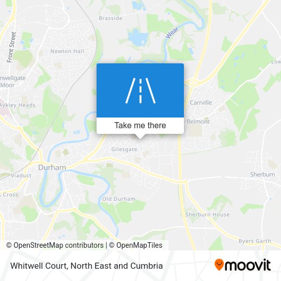 Whitwell Court map