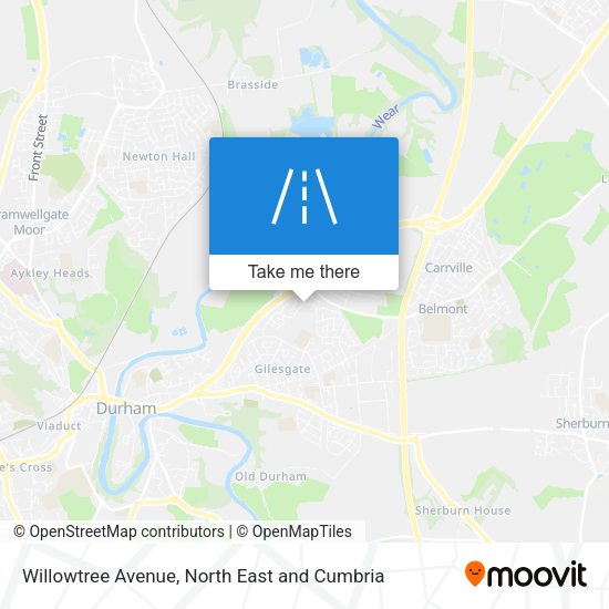 Willowtree Avenue map