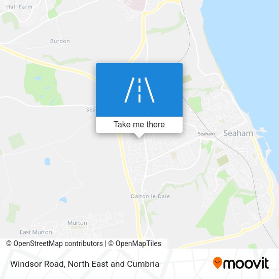 Windsor Road map