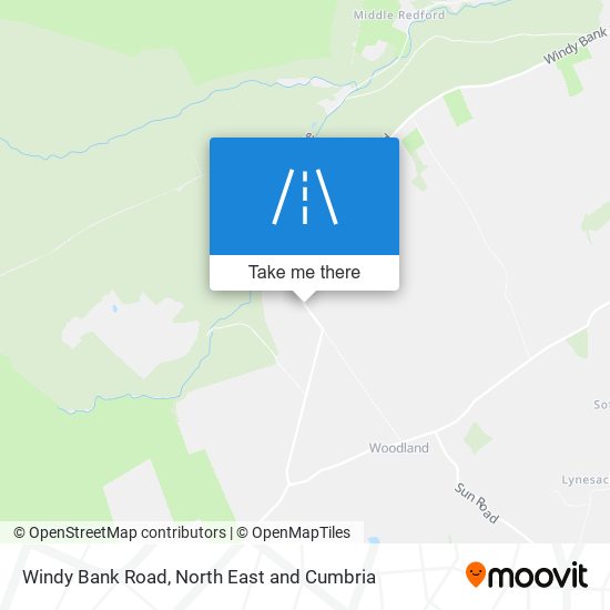 Windy Bank Road map