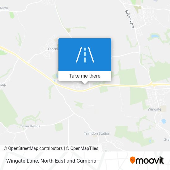 Wingate Lane map