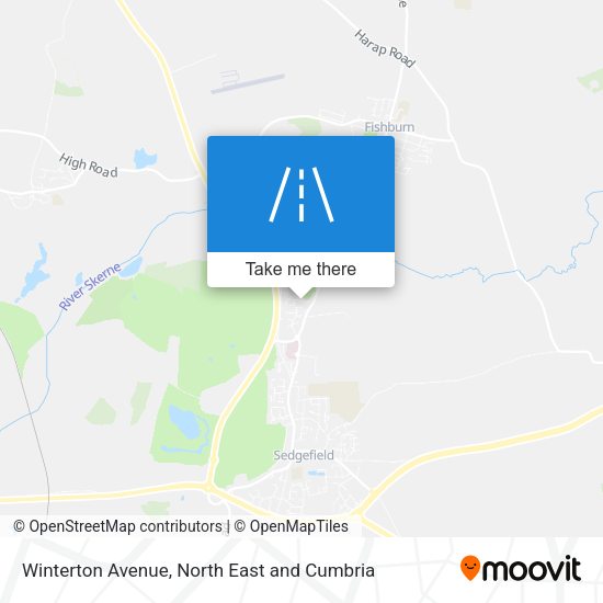 Winterton Avenue map