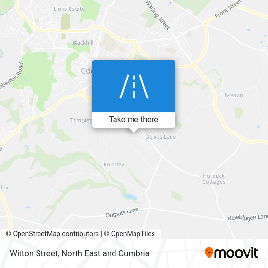 Witton Street map