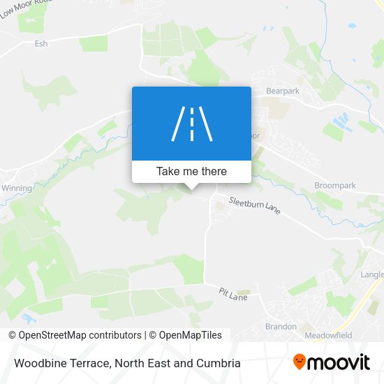 Woodbine Terrace map