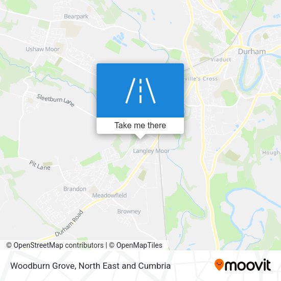 Woodburn Grove map
