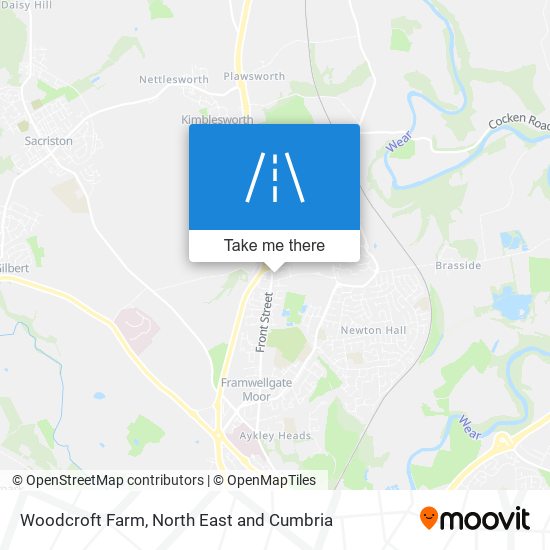 Woodcroft Farm map