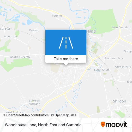 Woodhouse Lane map