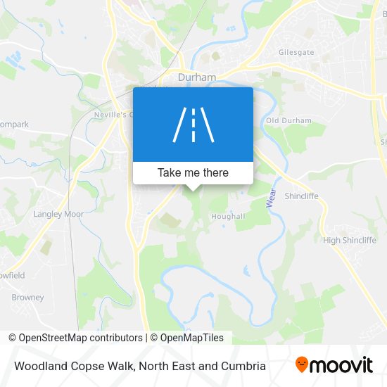 Woodland Copse Walk map