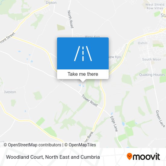 Woodland Court map