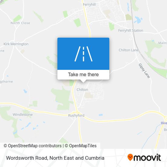 Wordsworth Road map