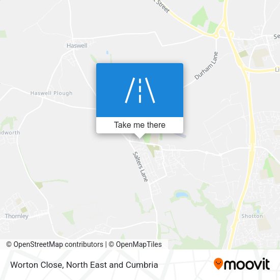 Worton Close map