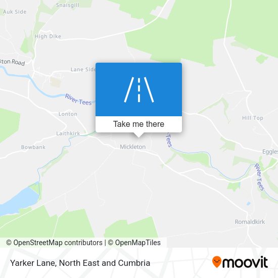 Yarker Lane map