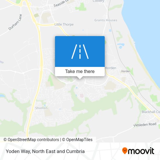 Yoden Way map
