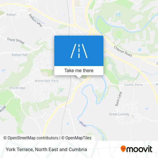 York Terrace map