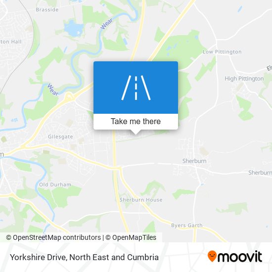 Yorkshire Drive map