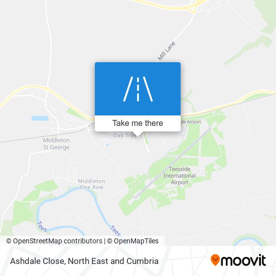 Ashdale Close map