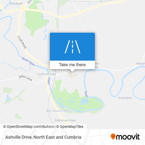 Ashville Drive map