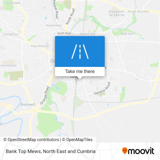 Bank Top Mews map