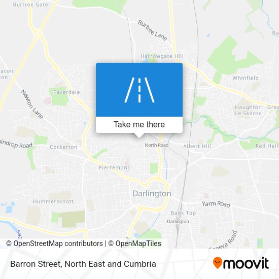 Barron Street map