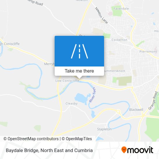 Baydale Bridge map