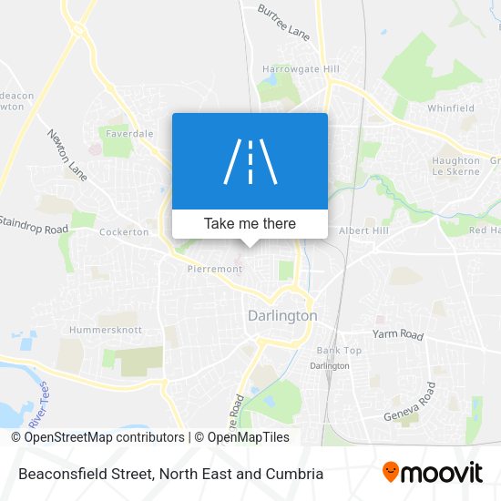 Beaconsfield Street map