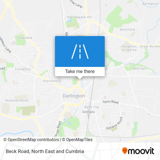Beck Road map