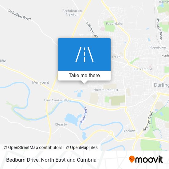 Bedburn Drive map