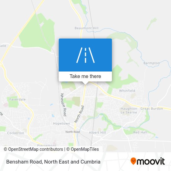 Bensham Road map