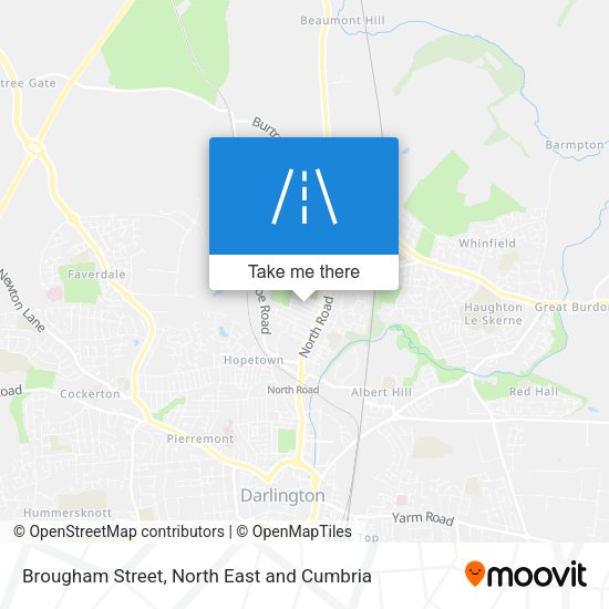 Brougham Street map