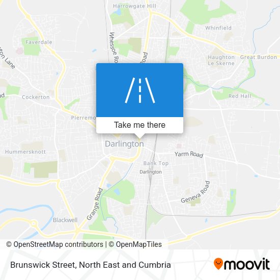 Brunswick Street map